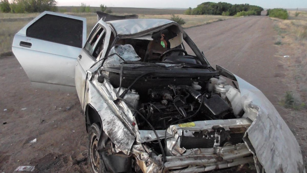 В новосергиевском районе водитель вылетел в кювет