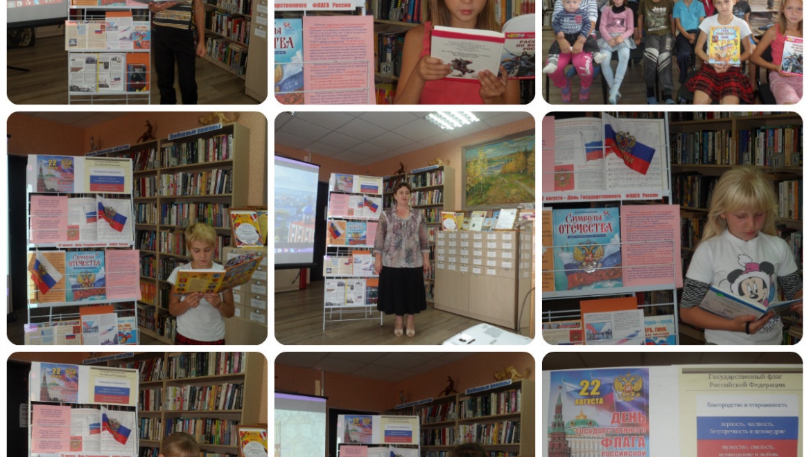 В сельской библиотеке отметили День Государственного флага России