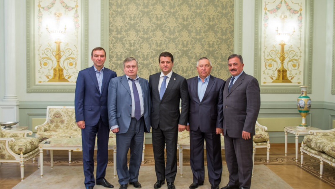 Ильсур Метшин встретился с экс-президентами ФК «Рубин»