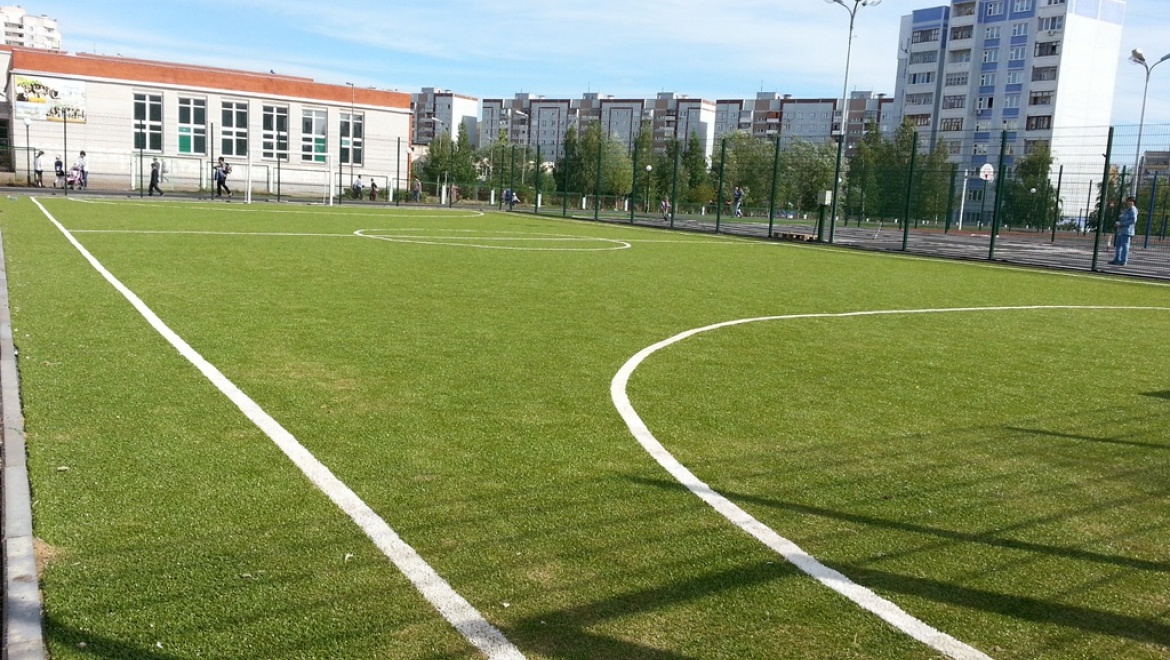 У школы №57 в казанском поселке Залесный откроется универсальная спортплощадка