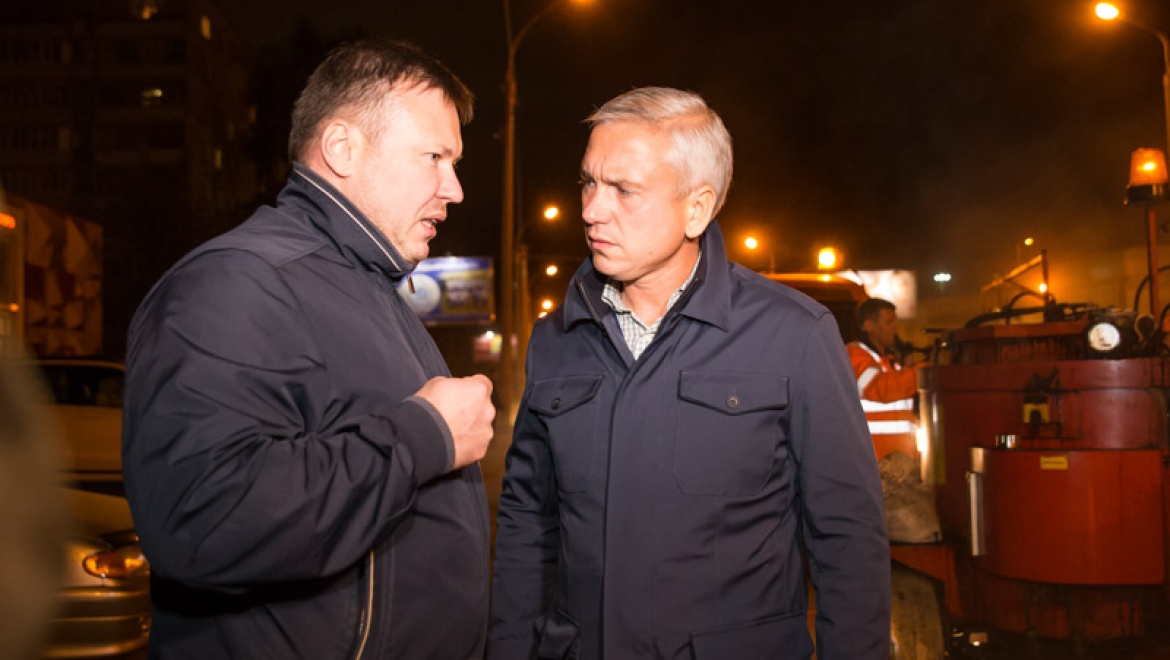 Денис Калинкин проинспектировал ход ямочного ремонта дорог в Казани