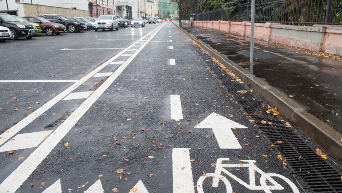 В Казани разметка велодорожек малого кольцевого маршрута завершится до 15 октября