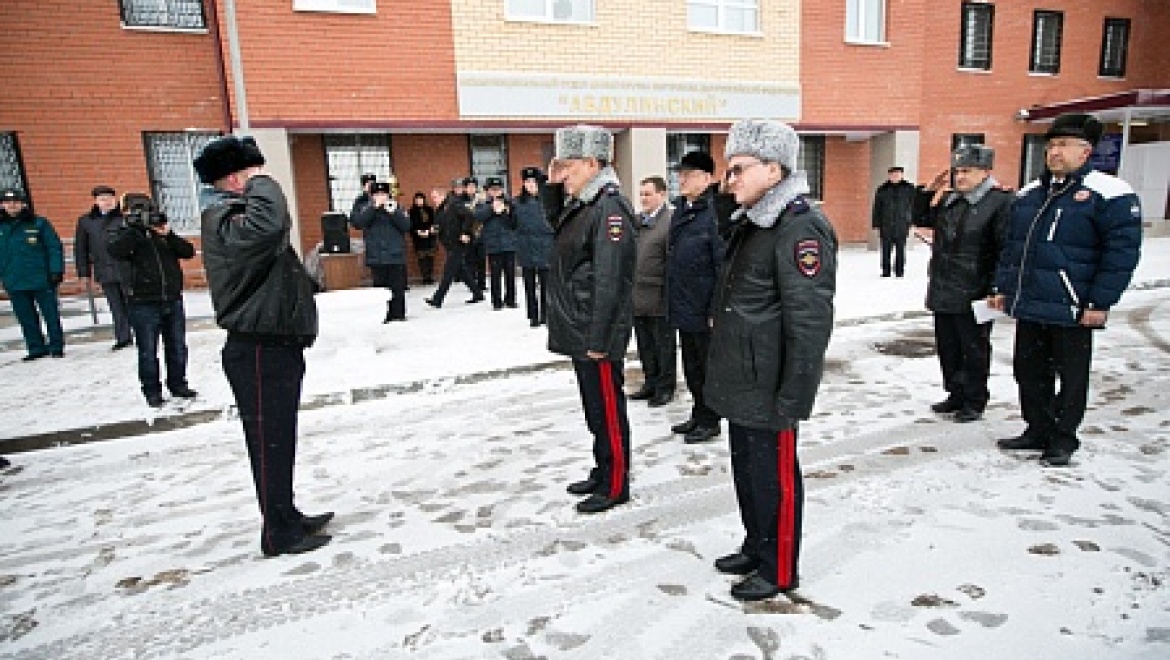 В Абдулино состоялось торжественное открытие нового здания с изолятором временного содержания МО МВД России