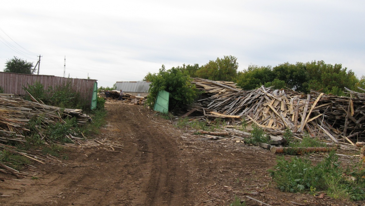 Несанкционированная свалка в Бузулукском районе