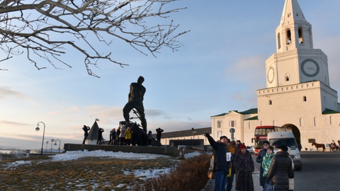 В дни новогодних каникул Казань посетило около 133 тысяч туристов