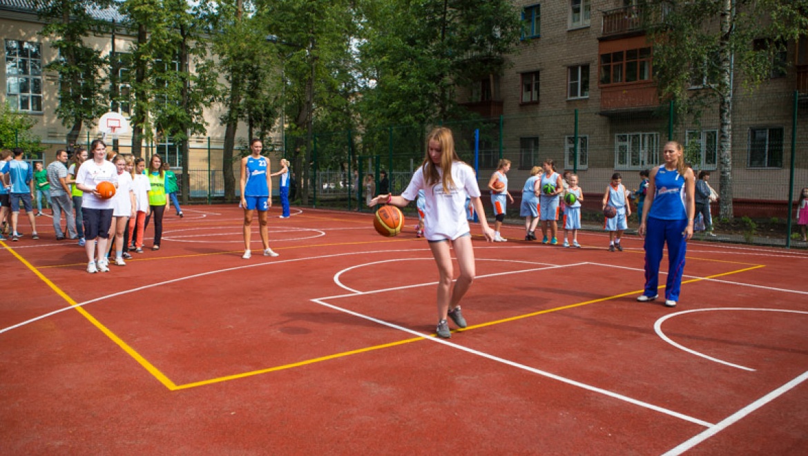 В Советском районе за год построили 6 новых спортивных площадок
