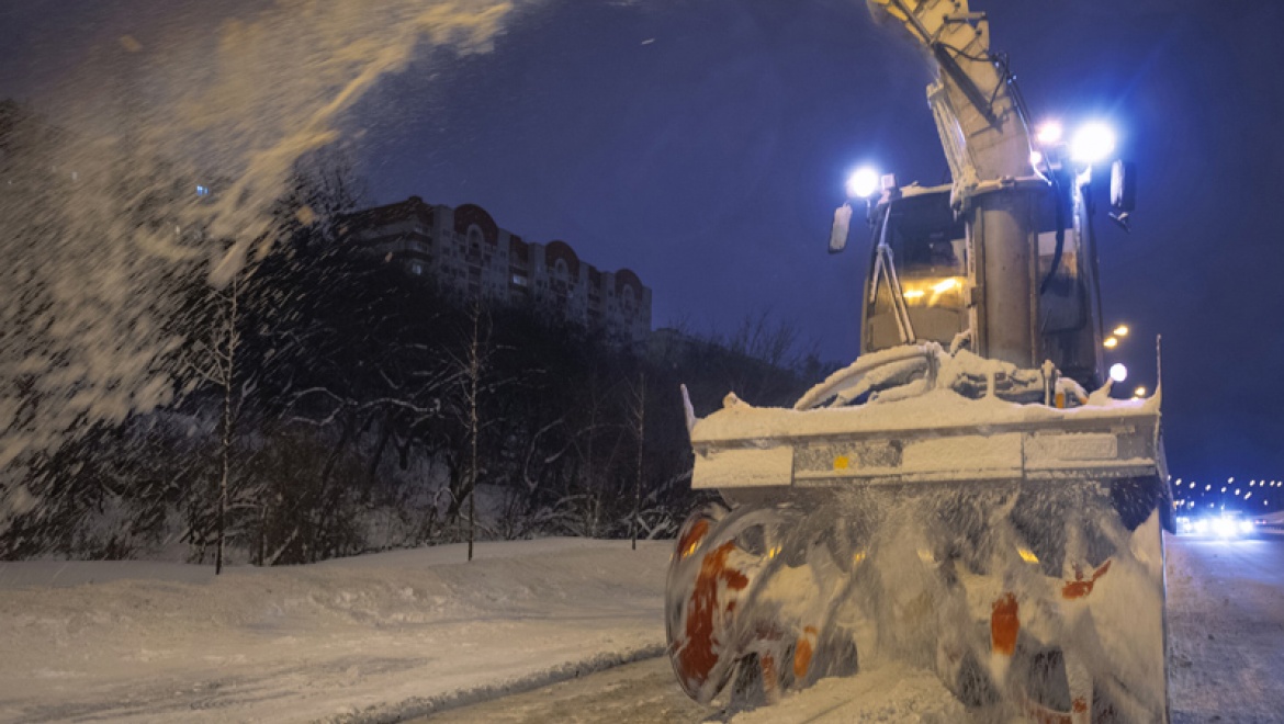 За минувшие сутки с улиц Казани вывезено более 8 тысяч тонн снега