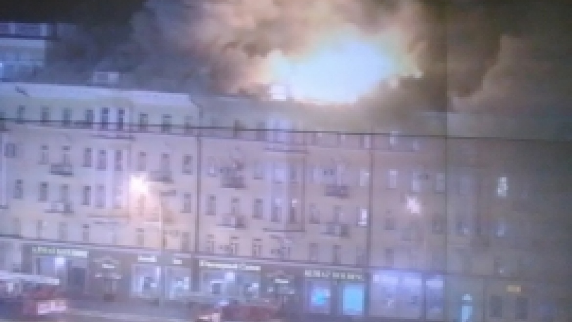 В центре Казани ликвидирован пожар в пятиэтажном доме по ул.Пушкина
