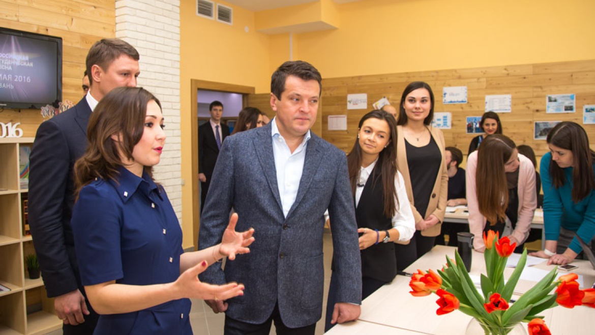 Ильсур Метшин встретился со штабом «Российской студенческой весны-2016»