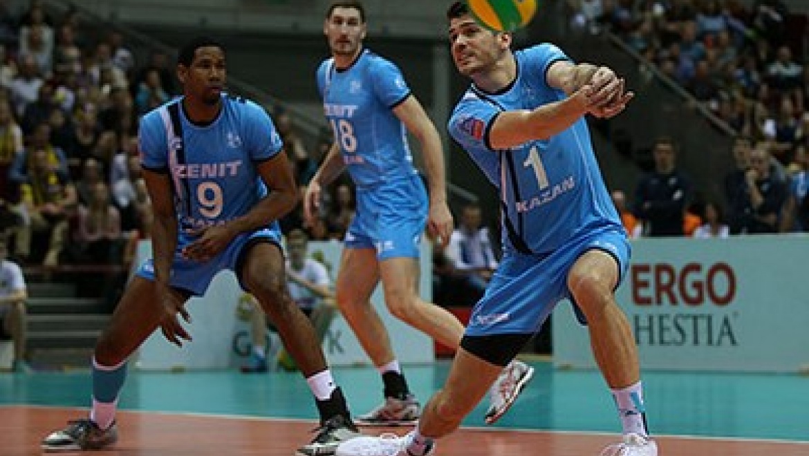 Волейболисты «Зенита» с победы начали плей-офф лиги чемпионов
