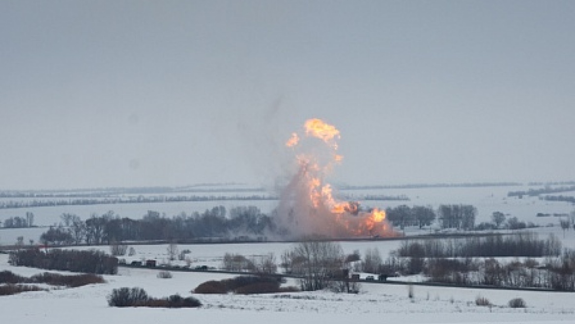 Ликвидировано возгорание на газопроводе. Угрозы населению нет