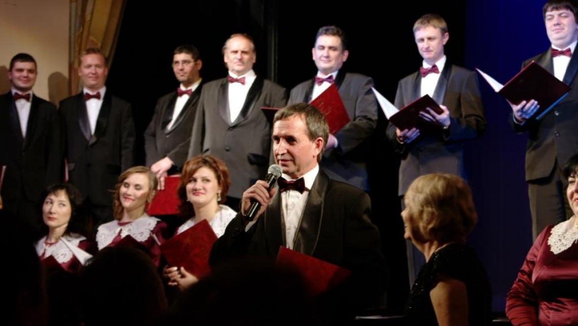 Выступление Оренбургского муниципального камерного хора 