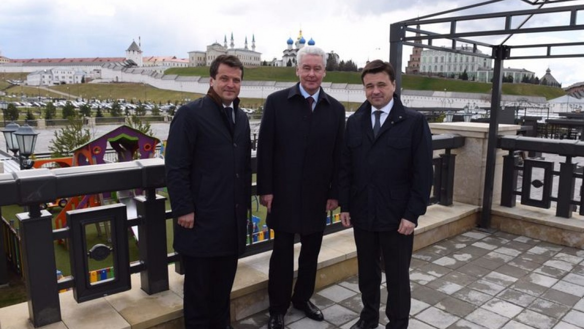 Сергей Собянин и Андрей Воробьев прибыли в Казань с официальным визитом