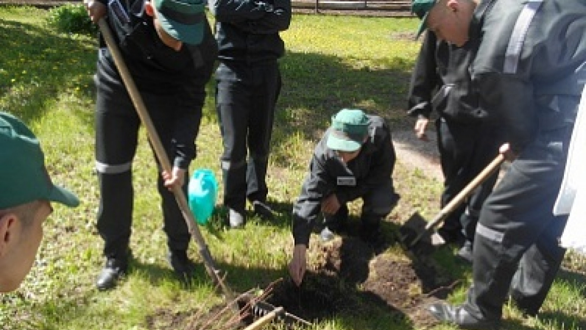 В воспитательную колонию привезли рассаду цветов и саженцы деревьев из Оренбурга