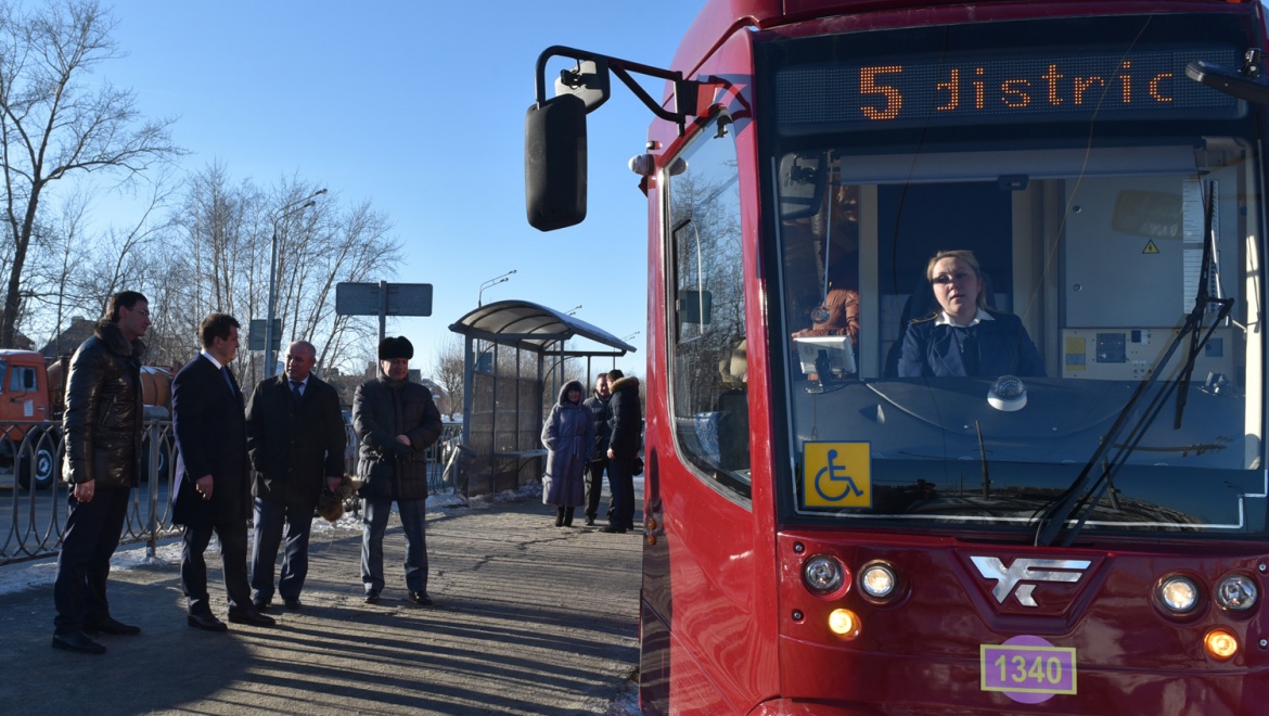 В Казани на маршрут №5 выйдет новый трамвайный вагон