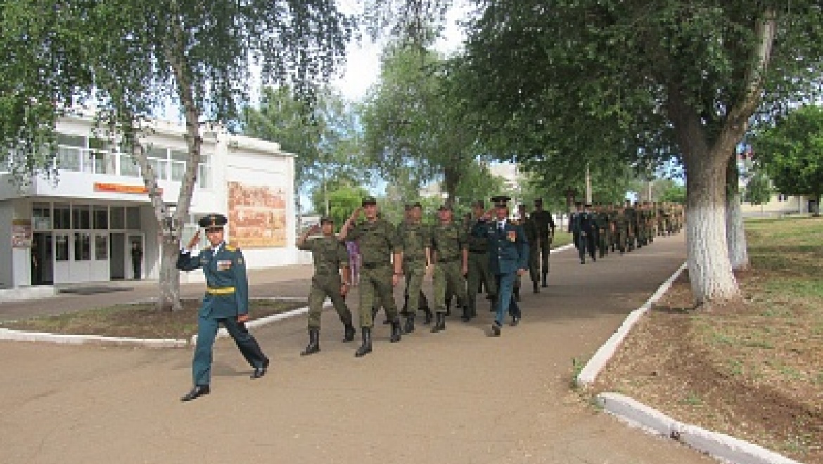 Гвардейцы войсковой части в Тоцком районе отметили 75-летний юбилей