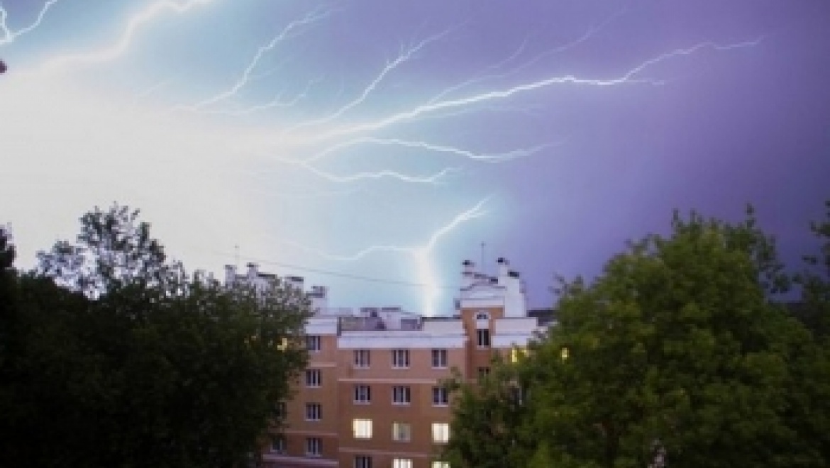 В ближайшие часы по области ожидается гроза