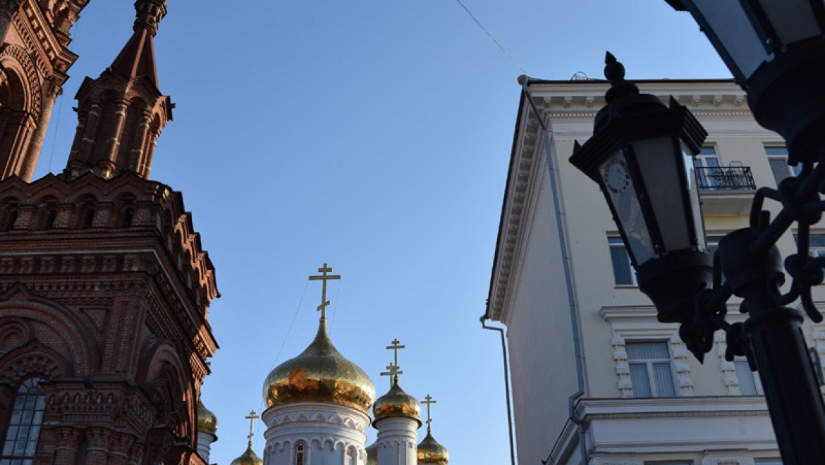 В Казани на колокольне Богоявленского собора открылась смотровая площадка