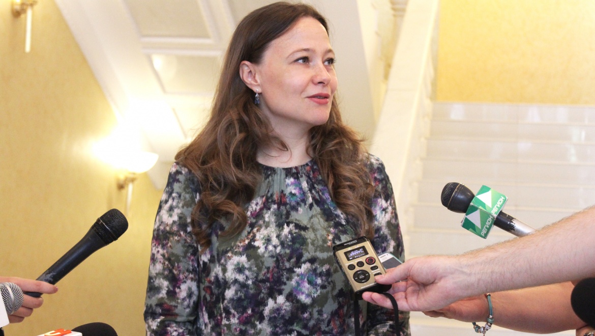 Евгения Шевченко поздравила хор «Новые имена» с заслуженной наградой