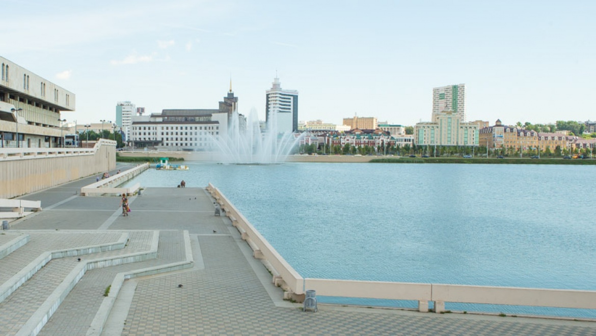 Самый большой в Казани фонтан заработает около театра им.Камала