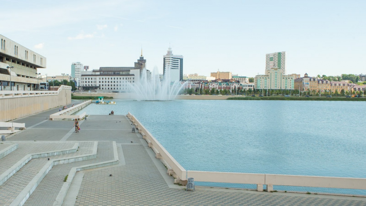 Самый большой в Казани фонтан заработает около театра им.Камала