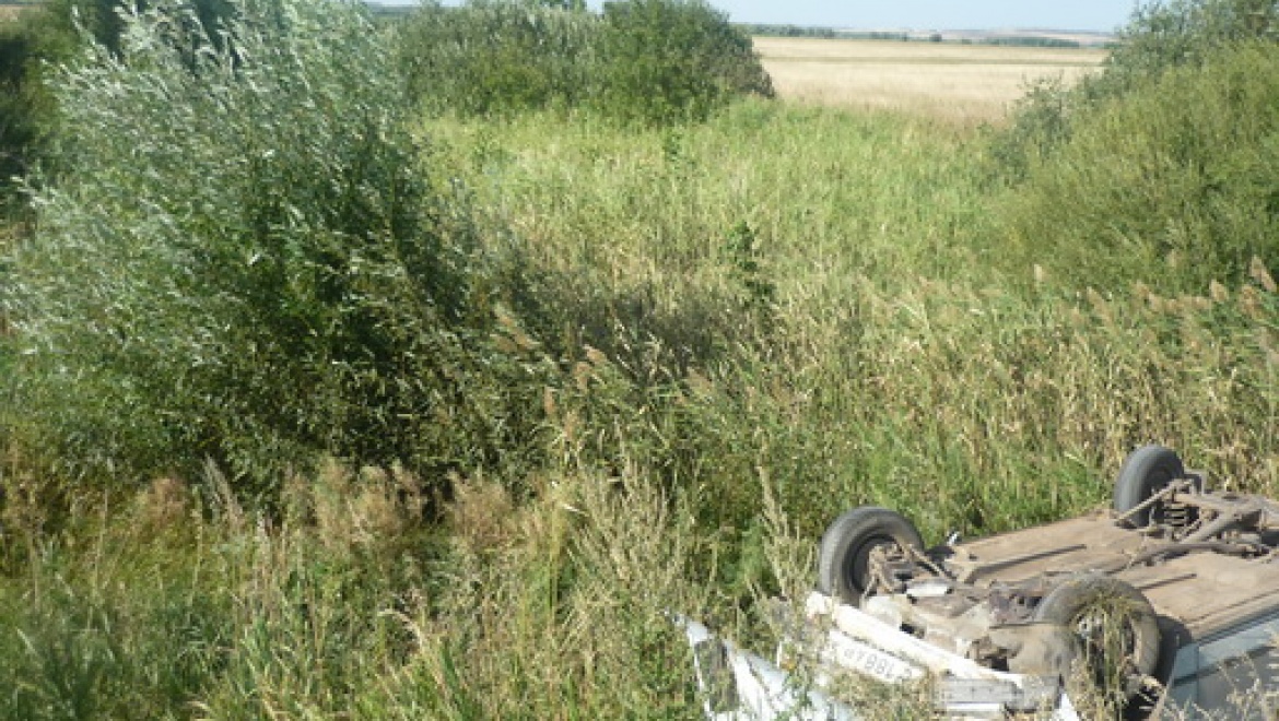 Автоледи погибла при съезде в кювет на автодороге Бузулук-Грачевка