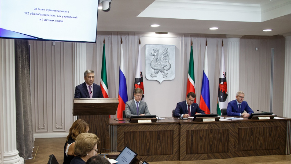 В Казани работы по капремонту образовательных учреждений выполнены на 97%