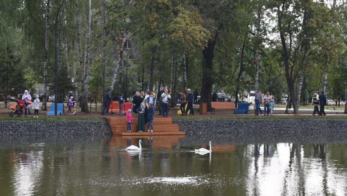 В Казани после реконструкции открылся парк Урицкого