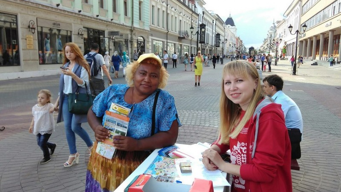 Волонтеры помогли более 25 тыс. туристам в рамках проекта «Гостеприимная Казань»