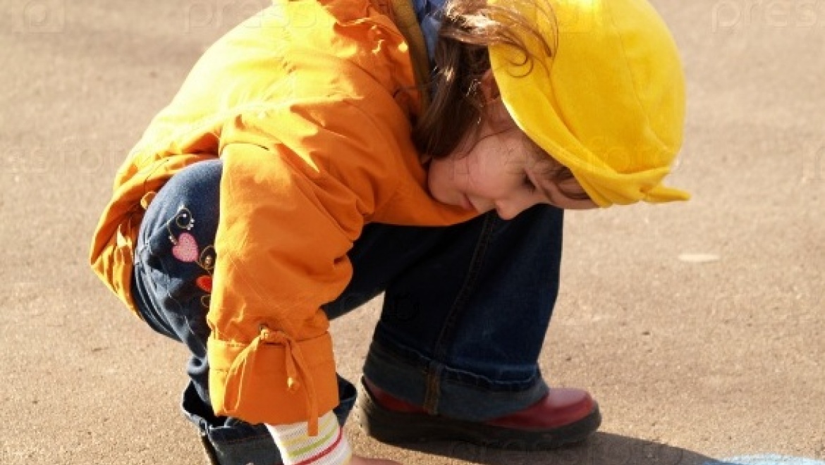 Оренбургский пуховый платок нарисуют на асфальте