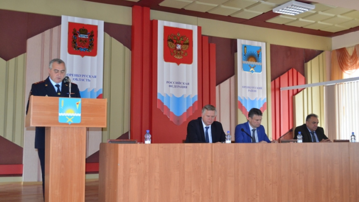 Начальник МУ МВД России «Оренбургское» отчитался за первое полугодие