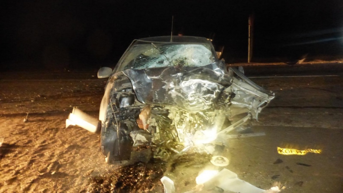 Трасса Оренбург-Самаа: в лобовом столкнулись две иномарки