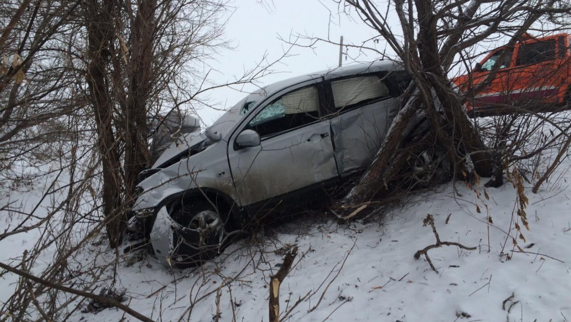 Автоледи не справилась с управлением