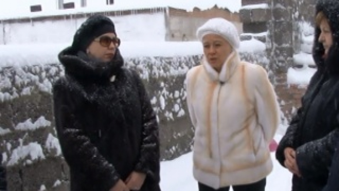 Ход строительства Дома Культуры в селе Желтом