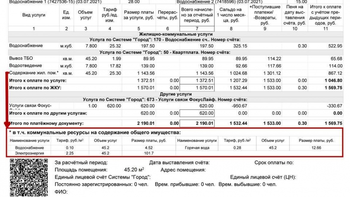 Жителям Оренбуржья начали приходить квитанции с новшествами