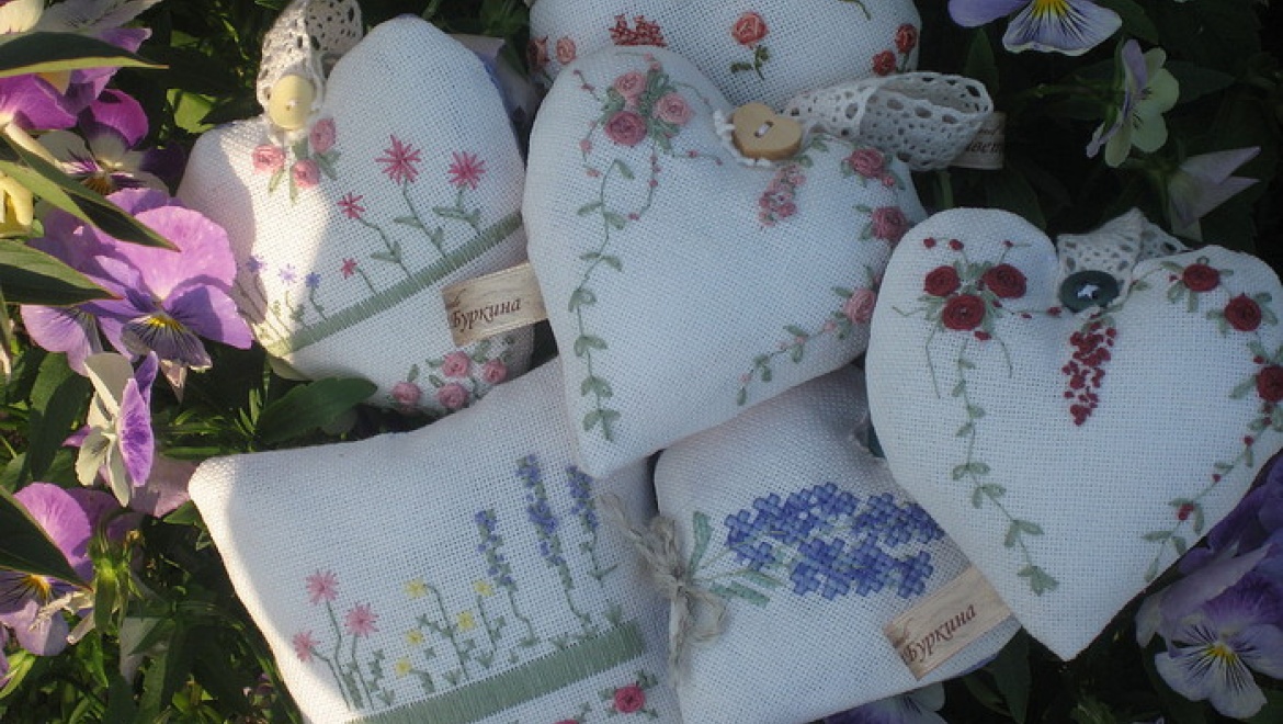 Мастер-класс по созданию саше в виде сердца