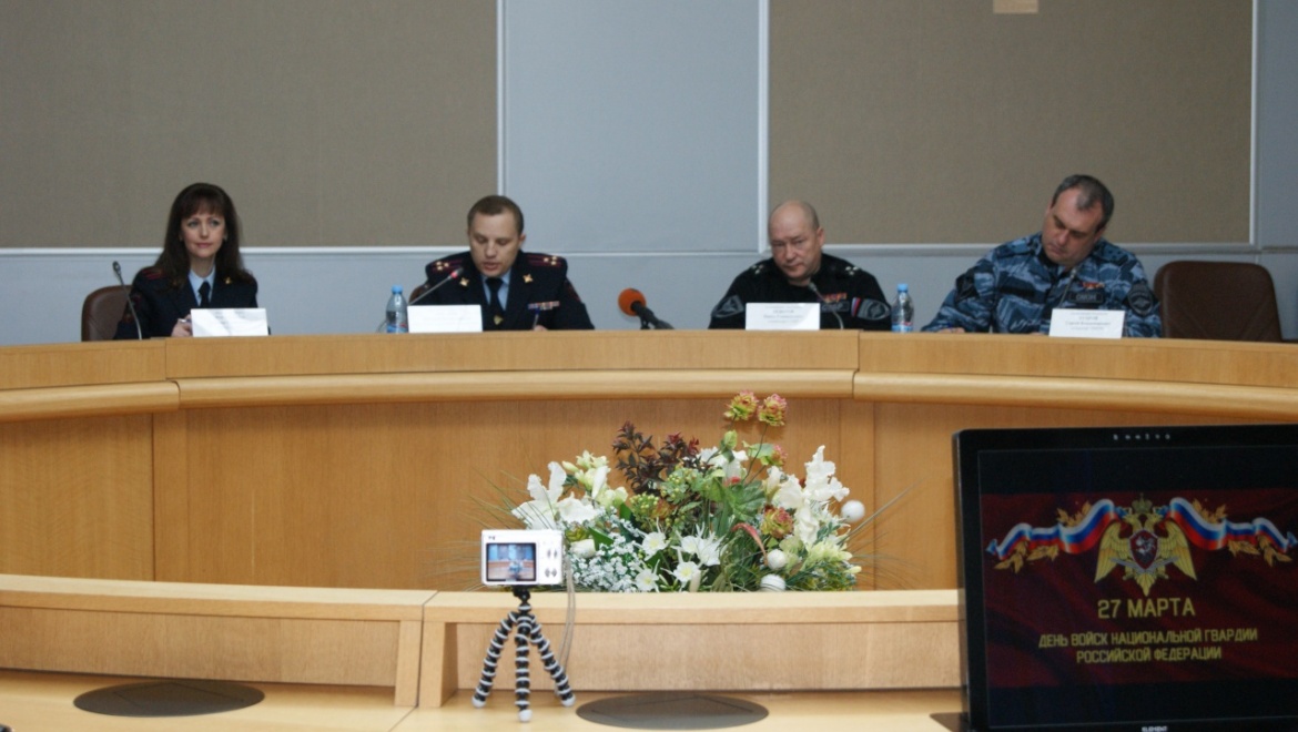 Руководство Росгвардии встретилось с журналистами региона