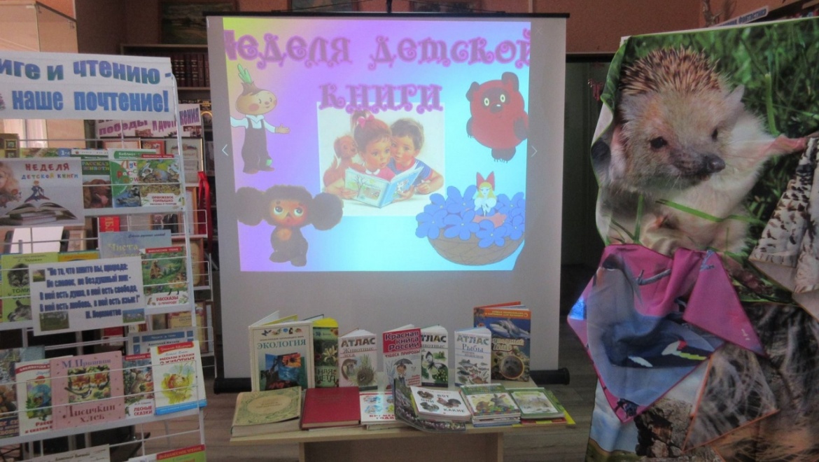 Открытие "Недели детской книги " в П-Покровской сельской модельной библиотеке