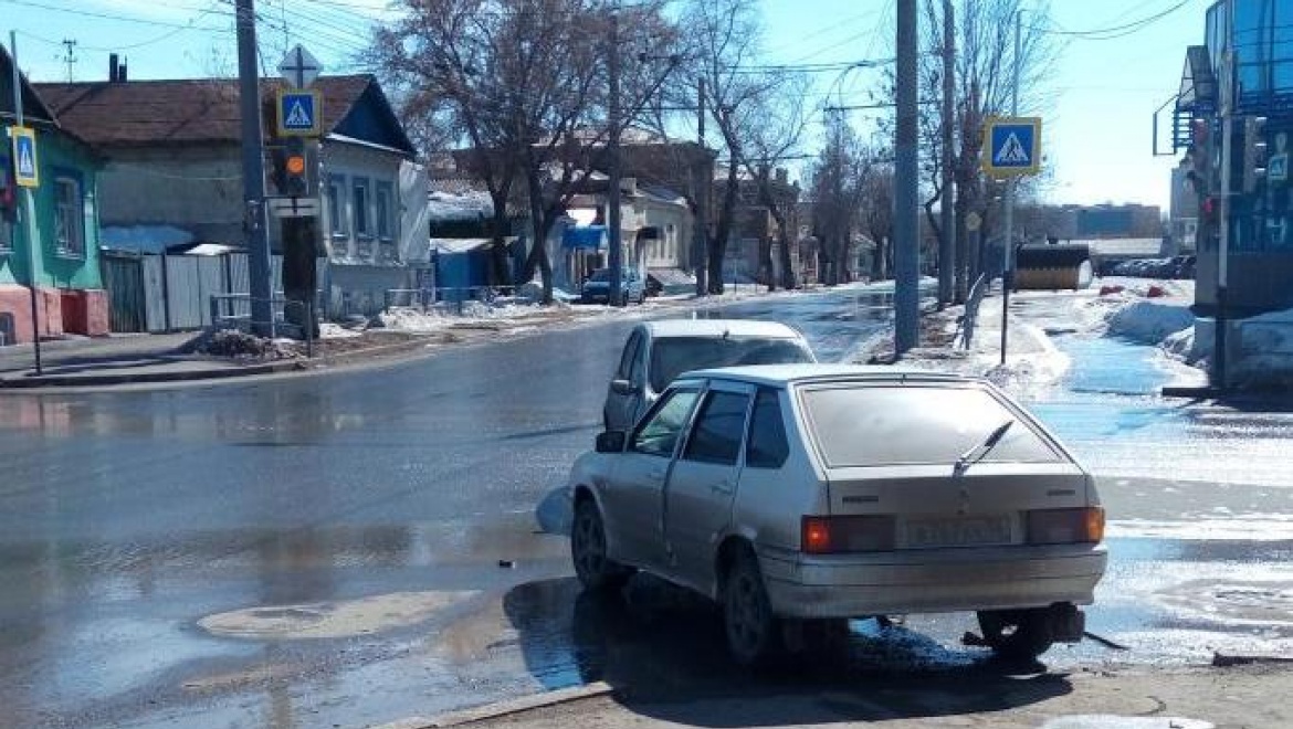 Автоледи не уступила дорогу