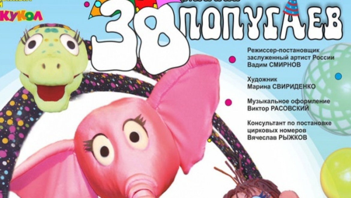 Спектакль в жанре циркового представления на сцене кукольного