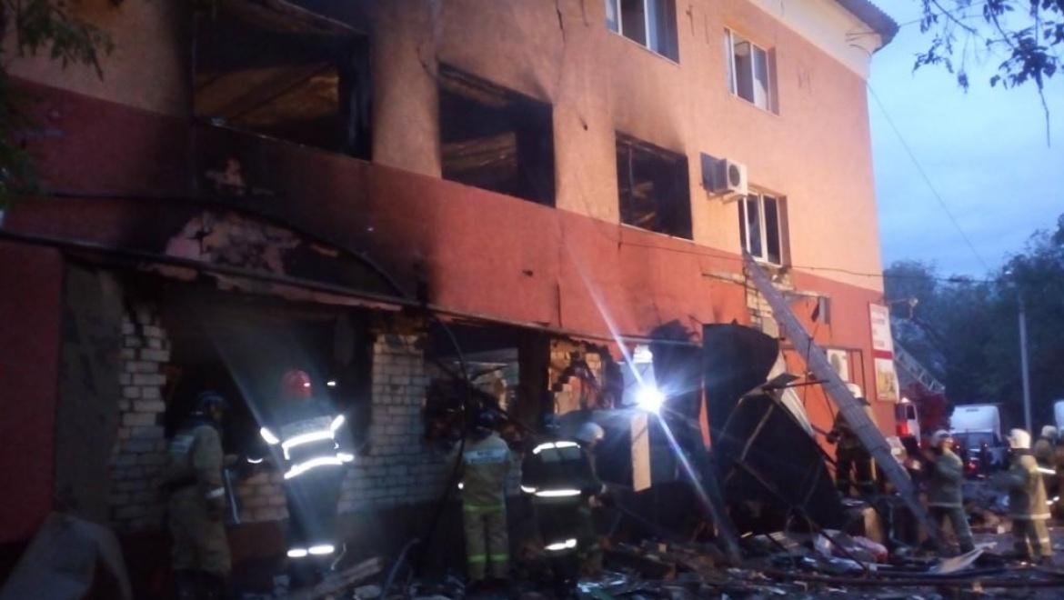 Ликвидирован крупный пожар на Томилинской г. Оренбурга