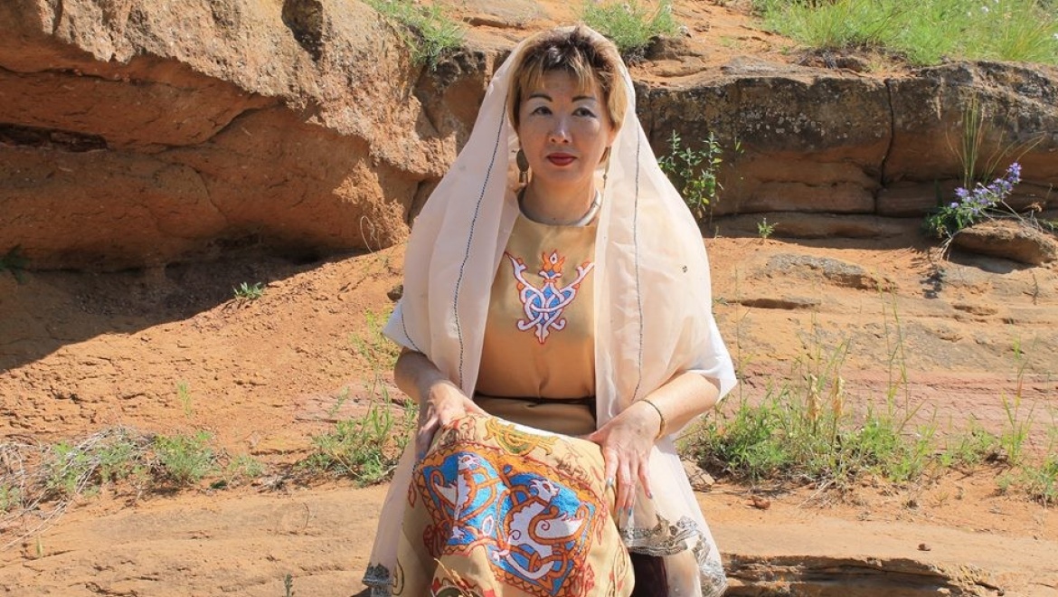 Славянская эпическая фотосессия на уникальном обрыве