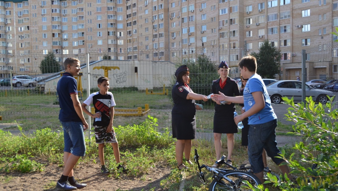 Госавтоинспекция провела рейд по велосипедистам