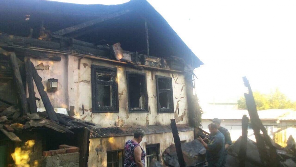 Пострадавшим в результате пожара на ул. Милиционерской предоставят временное жильё