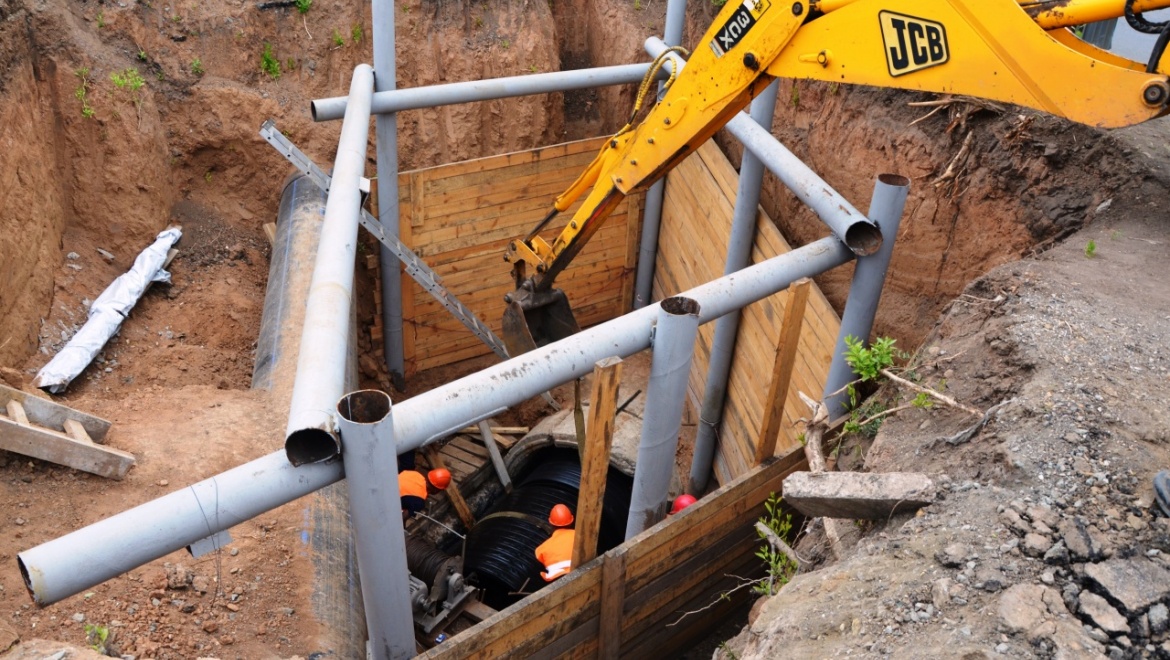 На Терешковой завершена реконструкция коллектора