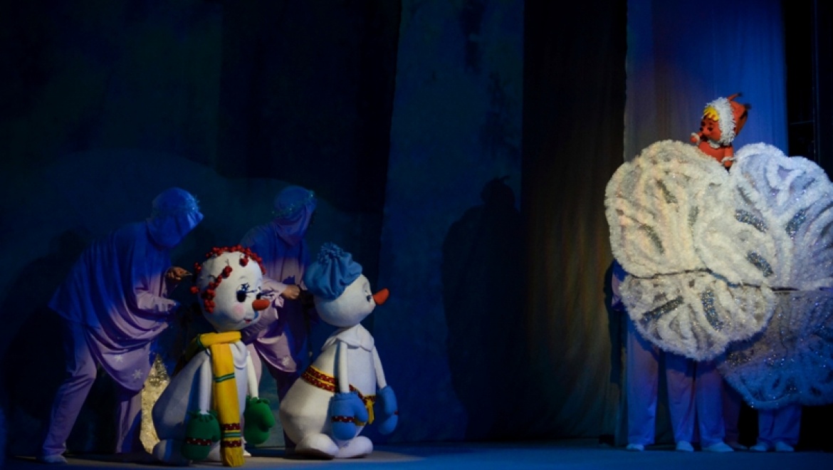 Солнышко и Снежные человечки - философский спектакль для детей
