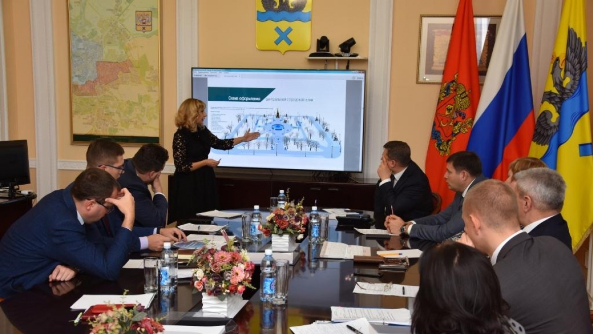 Главный художник  представила новогоднюю концепцию оформления города