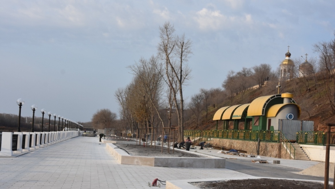 Обновленная Набережная станет доступна для оренбуржцев уже в середине декабря