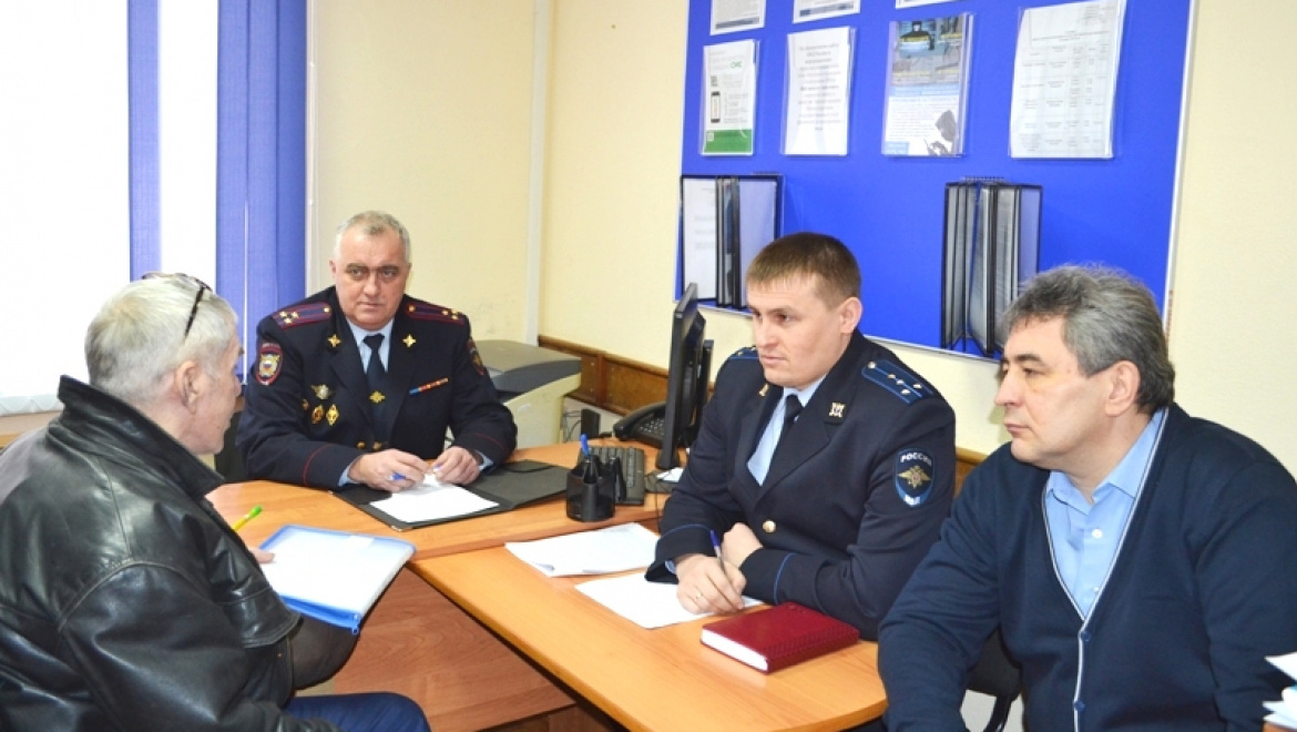 В МУ МВД России «Оренбургское» прошел прием граждан