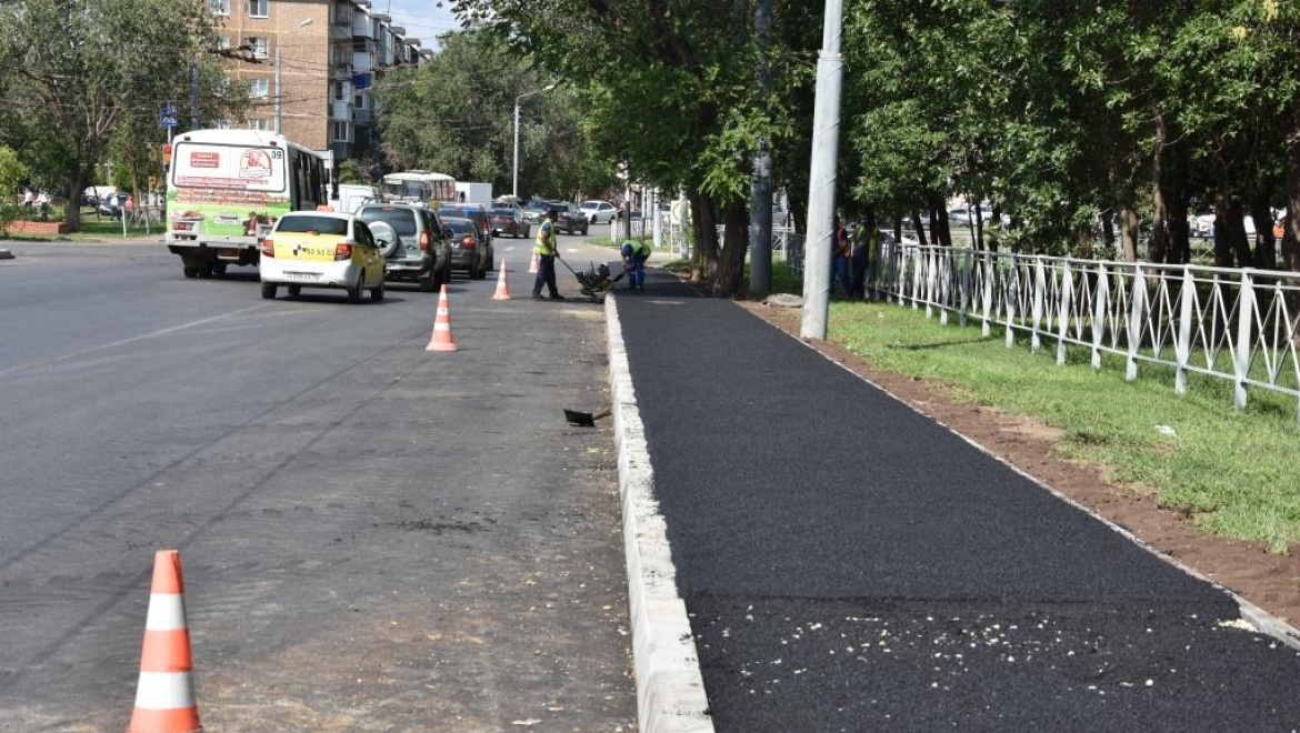 Ремонт дорог в Оренбурге 17 июля 2019